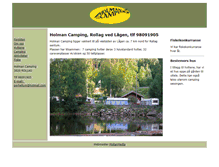 Tablet Screenshot of holman-camping.no